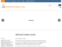 Tablet Screenshot of bethlehemhouseinc.org